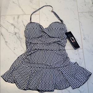 Shore shapes one piece bathing suit